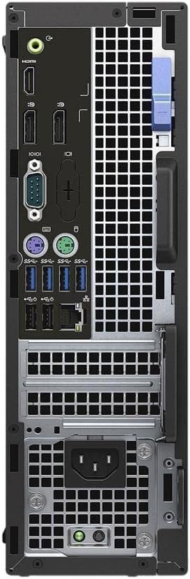 Dell OptiPlex 5050 SFF Desktop Computer, Core i7-7700 3.6 GHz, 16 GB RAM, 512 GB SSD, Keyboard & Mouse, Wi-Fi, Bluetooth, Windows 10 Pro 64, Black (Renewed)