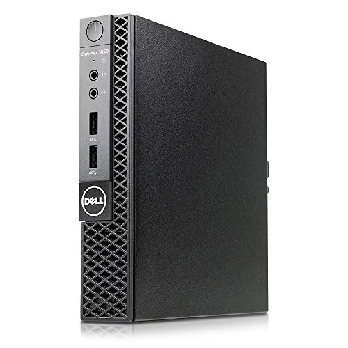 Dell OptiPlex 3050 Micro Mini PC Desktop Computer w/ 24" 1080p Monitor & Speakers, Core i5-6500T, 16GB RAM, 256GB SSD, USB Keyboard & Mouse, BT, WiFi Windows 10 Pro (Renewed)
