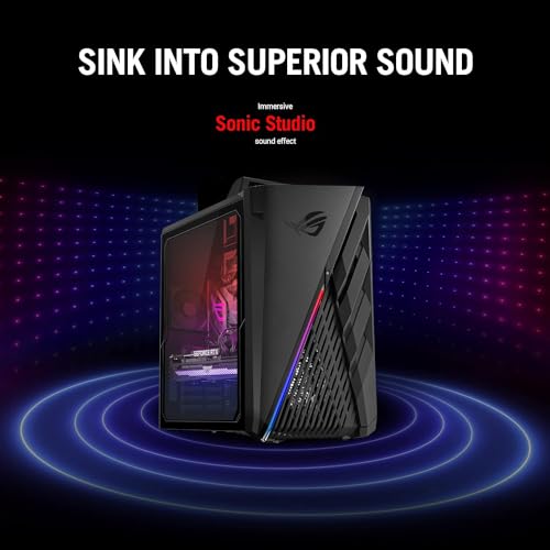 ASUS ROG Gaming Desktop, Intel Core i7-13700KF, NVIDIA GeForce RTX 4070, 128GB DDR5 RAM, 8TB SSD + 22TB HDD, Wired Keyboard & Mouse, HDMI, DP Port, Antenna, RJ45, Wi-Fi 6, Windows 11 Pro, Black