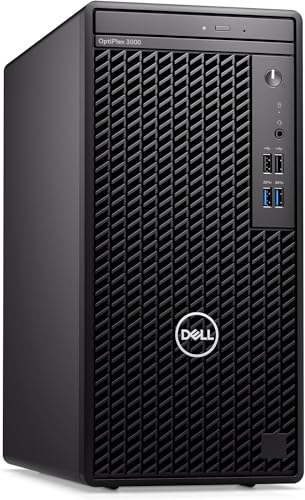 DELL Optiplex 3000 Tower Business Desktop Computer | 12th Gen Intel Core i5-12500 Processor | 64GB RAM | 1TB SSD | WiFi | DVD-RW | HDMI | Display Port(Support 4K) | Windows 11 Pro