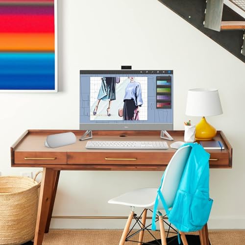 Dell Inspiron 7000-Series All in One 27" FHD Touchscreen Desktop Computer for Business, 13th Gen Intel 10-Core i7-1355U(Upto 5.0 GHz), 64GB RAM, 2TB SSD, NVIDIA GeForce MX550, WiFi 6E, Windows 11 Pro