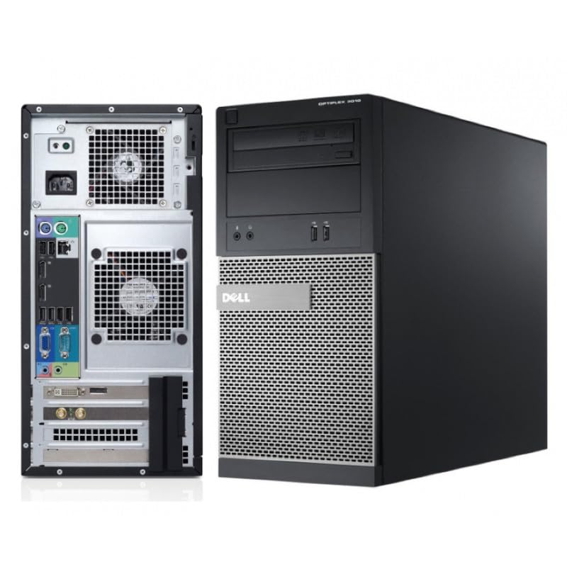 Dell OptiPlex Torre Desktop Computer PC, Core i5-3570, 8GB RAM, 1TB HDD, VGA, DisplayPort, Keyboard and Mouse, WiFi, BT, Windows 10 Pro (Renewed)