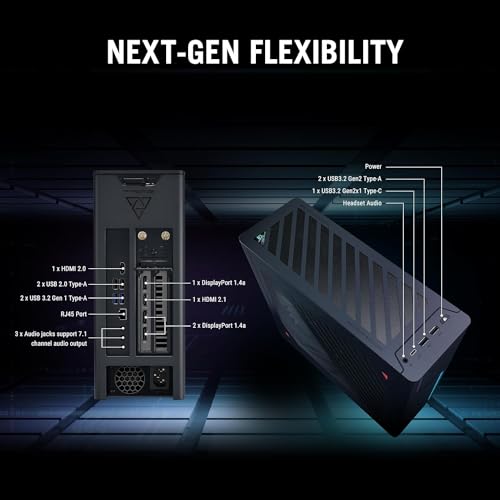 ASUS Newest ROG i7 RTX 4070 Gaming Small Form Factor Desktop, Intel Core i7-13700F, NVIDIA GeForce RTX 4070, 64GB DDR5 RAM, 4TB SSD, Wi-Fi 6, RJ-45, DisplayPort, Windows 11 Home, Black