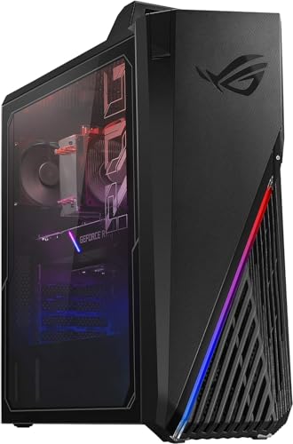 ASUS 2024 Newest ROG STRI GA15 Gaming Desktop, AMD Ryzen 7-5800X, NVIDIA GeForce RTX 3080, 16GB RAM, 2TB SSD, Wi-Fi 6, Windows 11 Pro, with Microsoft Office Lifetime License