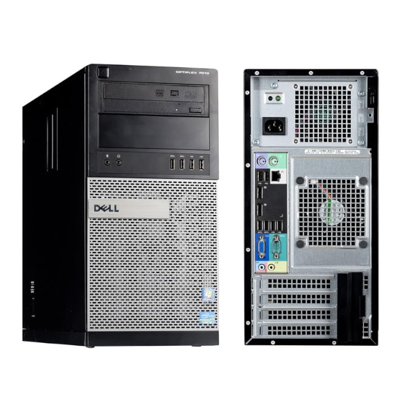 Dell OptiPlex Torre Desktop Computer PC, Core i5-3570, 8GB RAM, 1TB HDD, VGA, DisplayPort, Keyboard and Mouse, WiFi, BT, Windows 10 Pro (Renewed)