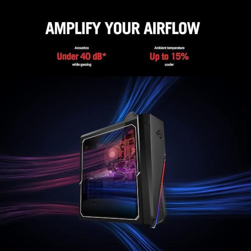 ASUS 2024 Newest ROG STRI GA15 Gaming Desktop, AMD Ryzen 7-5800X, NVIDIA GeForce RTX 3080, 16GB RAM, 2TB SSD, Wi-Fi 6, Windows 11 Pro, with Microsoft Office Lifetime License