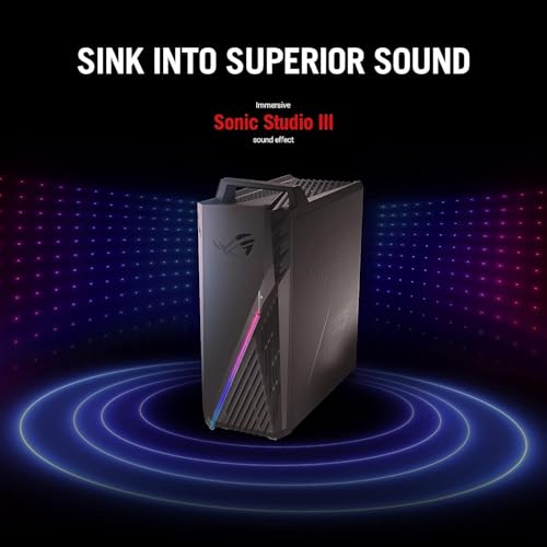 ASUS 2024 Newest ROG STRI GA15 Gaming Desktop, AMD Ryzen 7-5800X, NVIDIA GeForce RTX 3080, 16GB RAM, 2TB SSD, Wi-Fi 6, Windows 11 Pro, with Microsoft Office Lifetime License