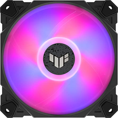 ASUS 31.5" 1440P 165Hz 1ms Curved Gaming Monitor, RGB Chassis Fan - TUF Gaming VG32VQ1B, TF120 ARGB