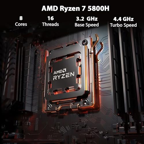 ASUS ExpertCenter Business Mini PC Desktop, AMD Ryzen 7 5800H Processor, 16GB RAM, 1TB PCIe SSD, HDMI, Display Port, RJ45, Wi-Fi 6, Windows 11 Pro, Black