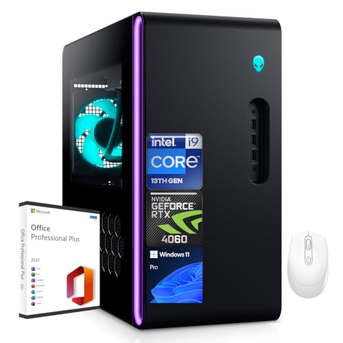 Alienware Aurora R16 Gaming Desktop PC, Intel 24-core i9-13900F (up to 5.6GHz), GeForce RTX 4060, 64GB DDR5 RAM, 4TB SSD, 2TB HDD, Wifi 6E, 12 USB Ports, Win 11 Pro & Microsoft Office Lifetime License