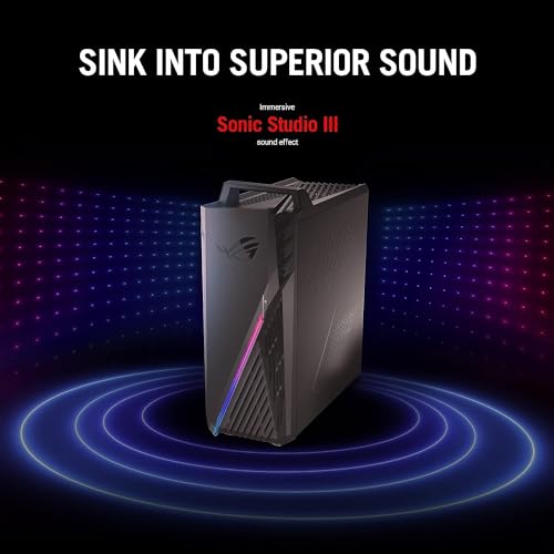 ASUS 2024 Newest ROG Stri GA15 Gaming Desktop, AMD Ryzen 7-5800X(8 cores), NVIDIA GeForce RTX 3080, 64GB RAM, 2TB SSD, Wi-Fi 6, Bluetooth, Windows 11 Pro, with Microsoft Office Lifetime License