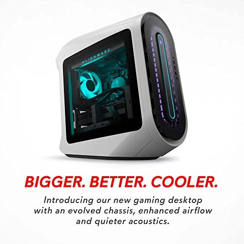 Alienware Aurora R13 Gaming Desktop - Intel Core i7-12700KF, 16GB DDR5 RAM, 1TB SSD + 1TB HDD, NVIDIA GeForce RTX 3070 Ti 8GB GDDR6, Liquid-Cooling, Windows 11 Home - White