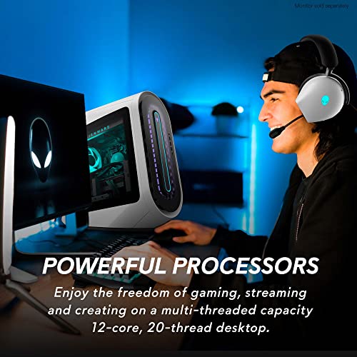 Alienware Aurora R13 Gaming Desktop - Intel Core i7-12700KF, 16GB DDR5 RAM, 1TB SSD + 1TB HDD, NVIDIA GeForce RTX 3070 Ti 8GB GDDR6, Liquid-Cooling, Windows 11 Home - White