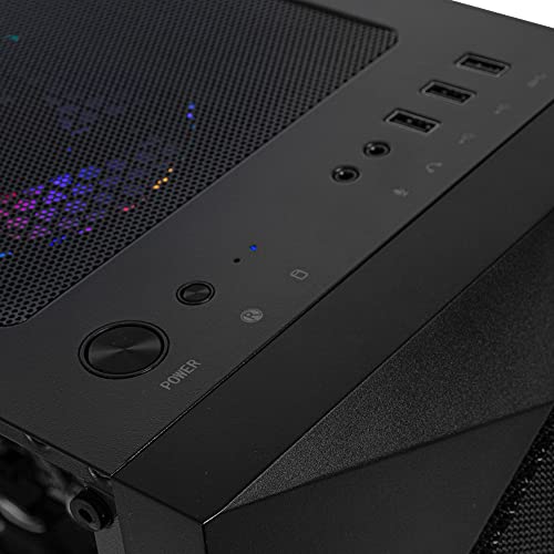 MXZ Desktop Gaming Computer Home&Office PC R5 5600G,16GB DDR4 3200, 500G NVME SSD，6 RGB Fans, WiFi & Win 11 Pro 64-bit Ready