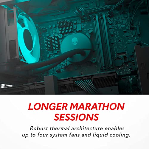 Alienware Aurora R13 Gaming Desktop - Intel Core i7-12700KF, 16GB DDR5 RAM, 1TB SSD + 1TB HDD, NVIDIA GeForce RTX 3070 Ti 8GB GDDR6, Liquid-Cooling, Windows 11 Home - White