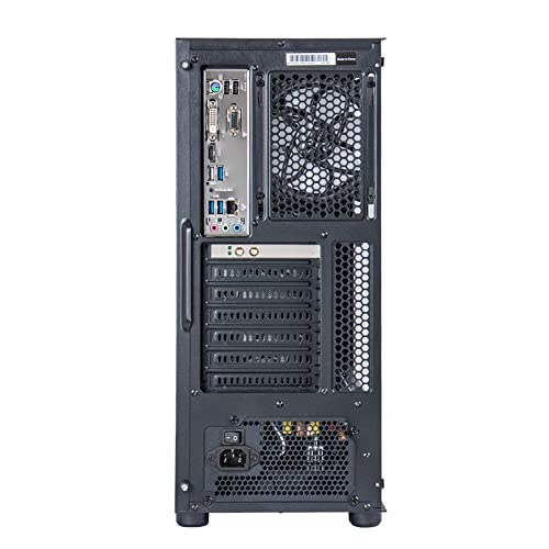 MXZ Desktop Gaming Computer Home&Office PC R5 5600G,16GB DDR4 3200, 500G NVME SSD，6 RGB Fans, WiFi & Win 11 Pro 64-bit Ready