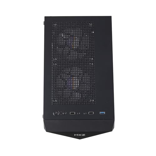 MXZ Desktop Gaming Computer Home&Office PC R5 5600G,16GB DDR4 3200, 500G NVME SSD，6 RGB Fans, WiFi & Win 11 Pro 64-bit Ready