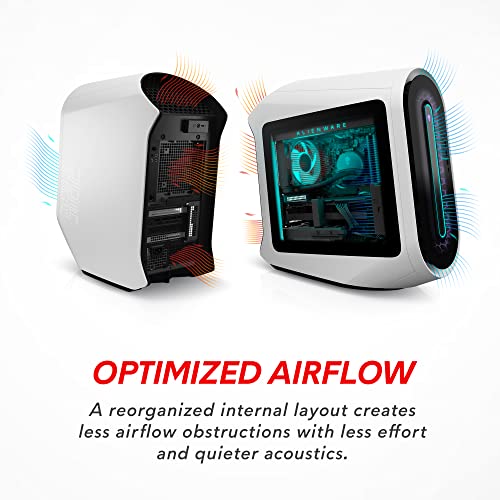 Alienware Aurora R13 Gaming Desktop - Intel Core i7-12700KF, 16GB DDR5 RAM, 1TB SSD + 1TB HDD, NVIDIA GeForce RTX 3070 Ti 8GB GDDR6, Liquid-Cooling, Windows 11 Home - White