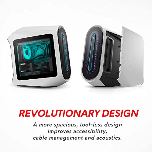 Alienware Aurora R13 Gaming Desktop - Intel Core i7-12700KF, 16GB DDR5 RAM, 1TB SSD + 1TB HDD, NVIDIA GeForce RTX 3070 Ti 8GB GDDR6, Liquid-Cooling, Windows 11 Home - White