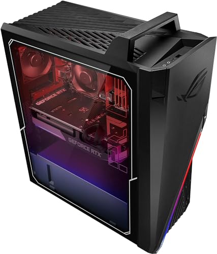 ASUS 2024 Newest ROG Stri GA15 Gaming Desktop, AMD Ryzen 7-5800X(8 cores), NVIDIA GeForce RTX 3080, 64GB RAM, 2TB SSD, Wi-Fi 6, Bluetooth, Windows 11 Pro, with Microsoft Office Lifetime License