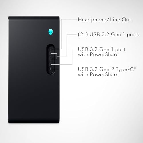 Alienware Aurora R16 2024 Gaming Desktop PC Computer, Intel i7-14700F(20-core, Up to 5.4 GHz), GeForce RTX 4060, 64GB DDR5, 4TB SSD, 2TB HDD, Wi-Fi 6E, Win11 Pro & Microsoft Office Lifetime License