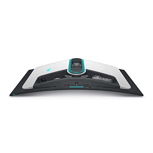 Alienware AW3423DW Curved Gaming Monitor 34.18 inch Quantom Dot-OLED 1800R Display, 3440x1440 pixels at 175Hz, True 0.1ms gray-to-gray, 1M:1 Contrast Ratio, 1.07 Billions Colors - Lunar Light