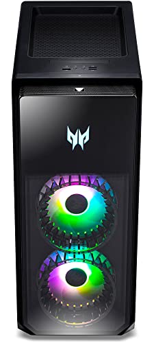 acer Predator Orion 5000 Gaming & Entertainment Desktop PC (Intel i7-12700F 12-Core, 32GB DDR5 4400MHz RAM, 8TB PCIe SSD, GeForce RTX 3080, Wifi, Bluetooth, Backlit KB, HDMI, USB 3.2, Win 11 Pro)