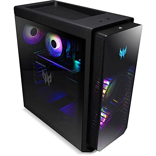 acer Predator Orion 5000 Gaming & Entertainment Desktop PC (Intel i7-12700F 12-Core, 32GB DDR5 4400MHz RAM, 8TB PCIe SSD, GeForce RTX 3080, Wifi, Bluetooth, Backlit KB, HDMI, USB 3.2, Win 11 Pro)