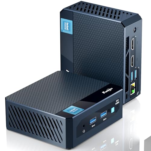 Fodenn Mini PC Windows 11 Pro,16GB RAM 512GB M.2 SSD, Intel 12th Alder Lake-N95(up to 3.4GHz), Mini Computers Desktop Support 2.5' SATA/Dual HDMI 4K/ 4 USB 3.2/ WiFi 5/ BT 4/ 1000M LAN for Home Office
