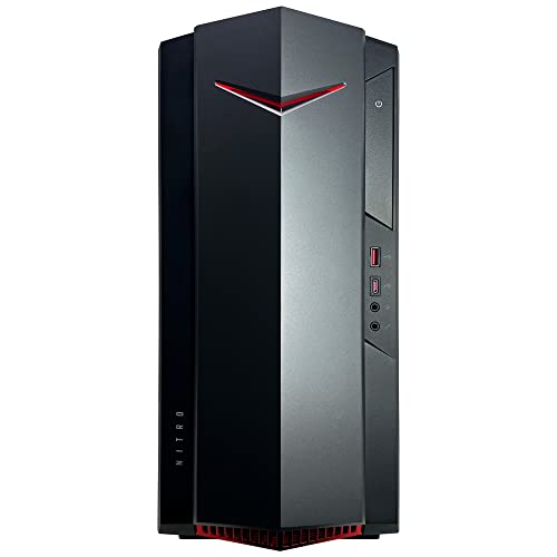acer Nitro 50 N50 Gaming Desktop Computer - 12th Gen Intel Core i9-12900K 16-Core up to 5.2 GHz CPU, 32GB RAM, 512GB NVMe M.2 SSD, GeForce RTX 3060Ti 8GB GDDR6 GPU, Intel Wi-Fi 6, Windows 11 Pro