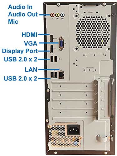 acer Veriton Tower Computer – Intel i7-12700K, 32GB Ram, 2TB NVMe SSD, DVD-RW, DisplayPort, HDMI, VGA, AC Wi-Fi, Bluetooth - Windows 11 Pro, Black