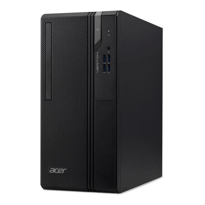 acer Veriton Tower Computer – Intel i7-12700K, 32GB Ram, 2TB NVMe SSD, DVD-RW, DisplayPort, HDMI, VGA, AC Wi-Fi, Bluetooth - Windows 11 Pro, Black