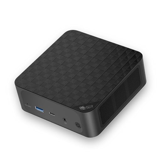 Beelink SER6 Gaming Mini PC, Ryzen 9 6900HX (up to 4.9GHz) Mini Computer, AMD Radeon 680M, 16GB DDR5 RAM + 500GB PCIe4.0x4 SSD, 4K Triple Displays, HDMI, DP, USB4, WiFi 6