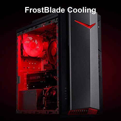 acer 2023 Nitro 50 Gaming Desktop Intel 8-Core i7-11700 64GB RAM 1TB PCIe SSD 1TB HDD NVIDIA RTX 3060 12GB GDDR6 HDMI DP DVI-D USB-C WIFI AX BT RJ-45 Windows 11 Home w/RE USB Drive