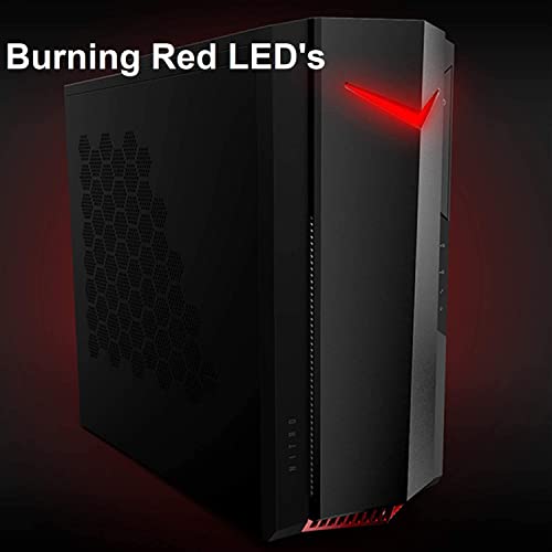 acer 2023 Nitro 50 Gaming Desktop Intel 8-Core i7-11700 64GB RAM 1TB PCIe SSD 1TB HDD NVIDIA RTX 3060 12GB GDDR6 HDMI DP DVI-D USB-C WIFI AX BT RJ-45 Windows 11 Home w/RE USB Drive