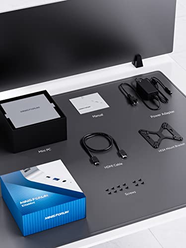 MINISFORUM EliteMini TH80 Mini PC 11th Gen Core i7-11800H Desktop Computer, 16GB RAM 512GB NVMe SSD, HDMI&DP&USB-C(4K@60Hz) Outputs, 2.5G RJ45, Intel UHD Graphics (Renewed)