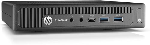 HP EliteDesk 800 G2 Mini Desktop PC Intel Core i5-6500T (3.20-3.40Ghz) 256GB SSD 16GB RAM WiFi + BT Dual DisplayPort + VGA, Win 10 PRO (Renewed)