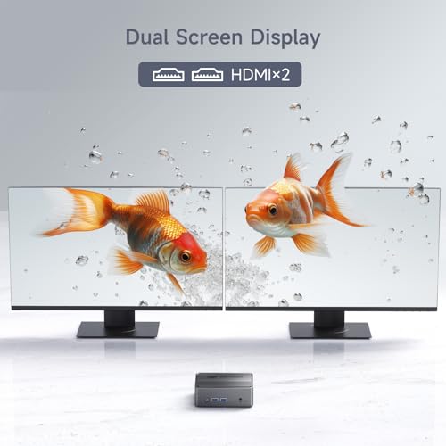 Bmax B3 Mini PC 256GB SSD 8GB DDR4, Intel 11th Gen N5095 Processor (up to 2.9GHz) 4C/4T, Auto Power On Win 11 Pro Mini Desktop Computer WiFi/BT/HDMIx2 Support 4K Dual Screen Display, Wake On LAN
