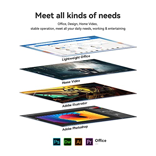 Beelink Mini S12 Pro Mini PC, Mini Computer with Alder Lake-N N100, 16GB DDR4 +500GB M.2 2280 SSD, WIFI6, Dual HDMI, Dual Screen Display, 1000Mbps, BT 5.2