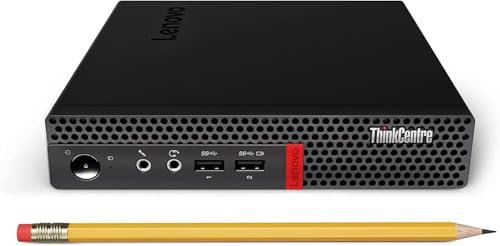 Lenovo ThinkCentre Tiny Business Desktop Mini PC, AMD Processor, Dual-Channel 16GB RAM, 512GB PCIe SSD, 2X Display Port, USB 3.1 Gen 1, RJ-45, Wi-Fi, Windows 11 Pro, Black