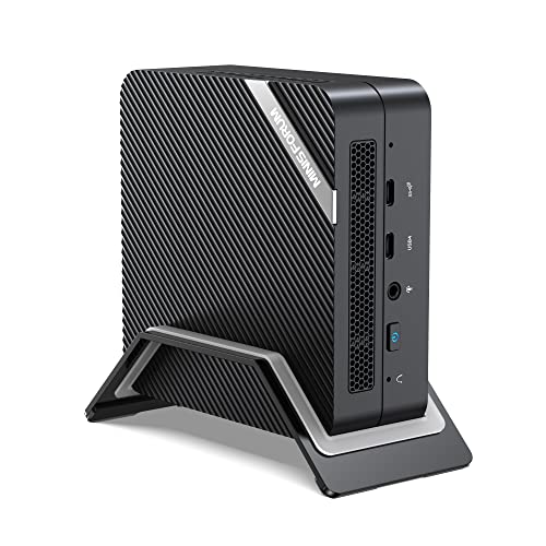 MINISFORUM Venus Series UM773 Lite Mini PC AMD Ryzen 7 7735HS up to 4.75GHz 32GB DDR5 512GB PCIe4.0 SSD AMD Radeon 680M Mini Computer, 2 x HDMI,1x USB4,5X USB Ports,WiFi 6,BT5. 2