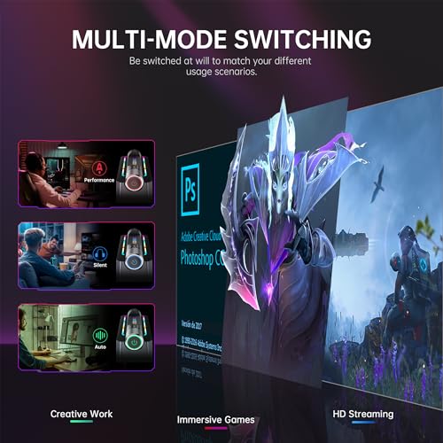 ACEMAGIC [Mini Gaming PC] Core i9-11900H up to 4.9GHz,Mini Computer Tower PC Dual Channel 16GB DDR4 512GB NVMe SSD, Support 3 Mode PERF Switch Desktop Computer 4K Triple Display,WiFi 6,BT 5.2