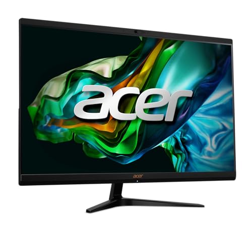 Acer Aspire C27-1800-UR12 AIO Desktop | 27" Full HD IPS Display | Intel Core i5-12450H | Intel UHD Graphics | 16GB DDR4 | 1TB PCIe Gen 4 SSD | Intel Wireless Wi-Fi 6E | Wireless Keyboard & Mouse
