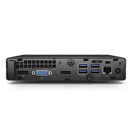 HP 600 G2 Micro Computer Mini Tower PC (Intel Quad Core i7-6700T, 32GB DDR4 Ram,512GB Solid State SSD, WiFi, VGA, USB 3.0) Win 10 Pro (Renewed)