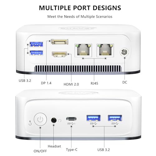 FUNYET Mini Gaming PC - Intel 12th Gen, 4K Support