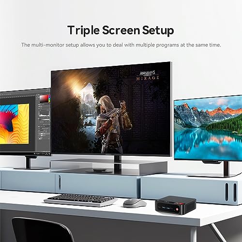 Beelink SER5 Mini PC,AMD Ryzen 7 5800H PRO(8C/16T,up to 4.4GHz),Mini Computer with 16GB DDR4 RAM/500GB M.2 2280 SSD,Micro PC Support 4K FPS,WiFi6/BT5.2/USB3.2/Home/Office/Game