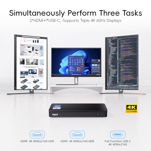MeLE Mini PC Overclock4C Win11Pro N100(up to 3.4GHz) Alder-Lake 12th Gen 16GB RAM 512GB Micro Computer Small Desktop Office Education Home Triple Screen Display Full Function USB-C