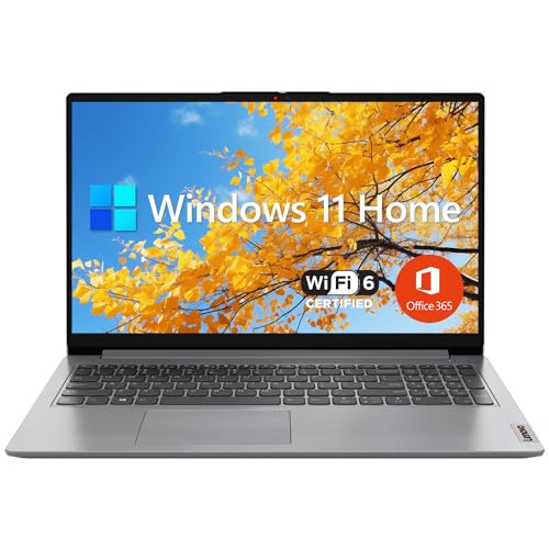 Lenovo IdeaPad 1 15.6" Laptop with Office 365
