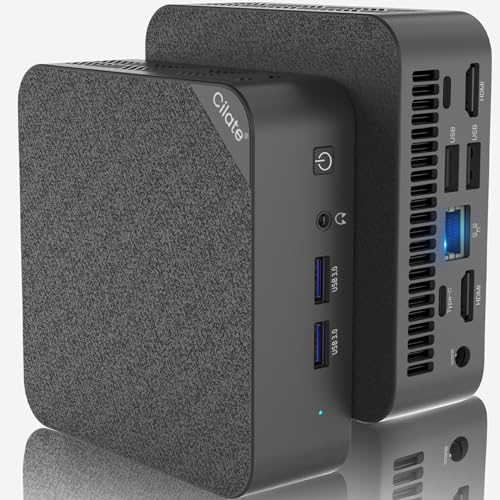 Mini Pc Desktop Computers Windows 11 Pro,12th N100 (3.40 GHz) 16GB DDR4 500GB SSD Micro Pc,4K Three-Monitor Display with 4 USB3.2, BT4.2,WiFi 5 Gigabit Ethernet Computer Tower for Home Office Gaming