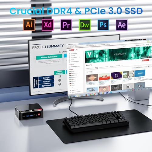 Beelink Mini PC AMD Ryzen 7, 16GB RAM, 1TB SSD